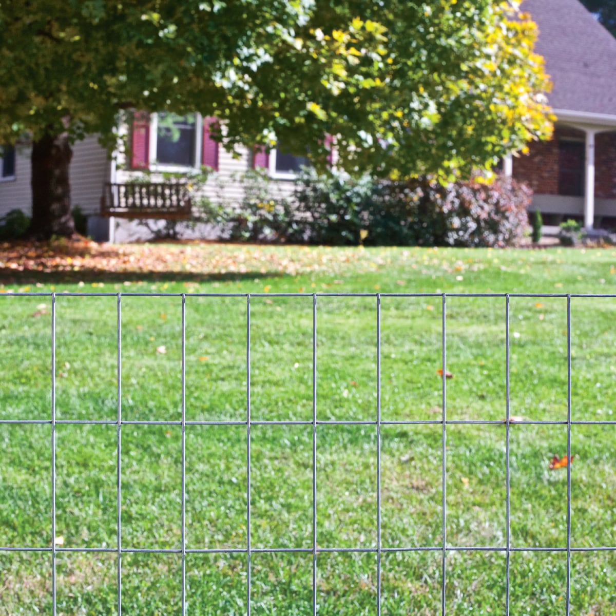 IRONRIDGE Gray Steel Welded Wire Rolled Fencing with Mesh Size 2-in x 4-in