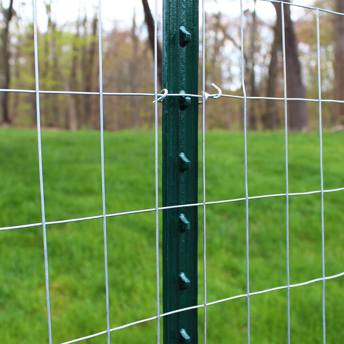 IRONRIDGE Gray Steel Welded Wire Rolled Fencing with Mesh Size 2-in x 4-in
