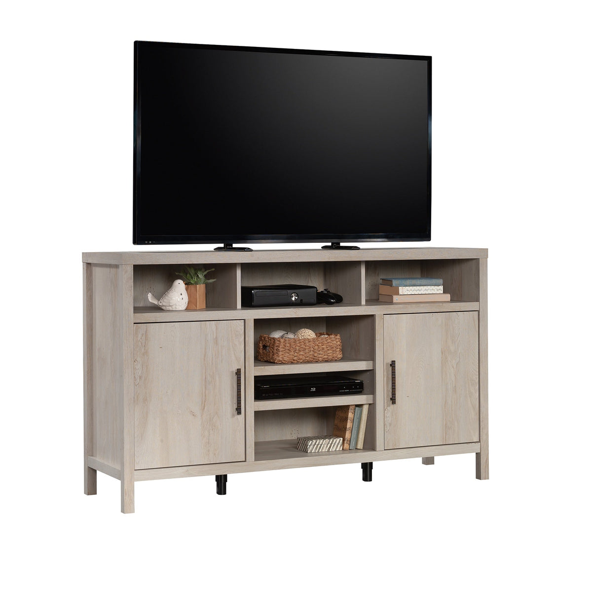 allen + roth Transitional Light Chestnut Tv Cabinet (Accommodates TVs up to 60-in)