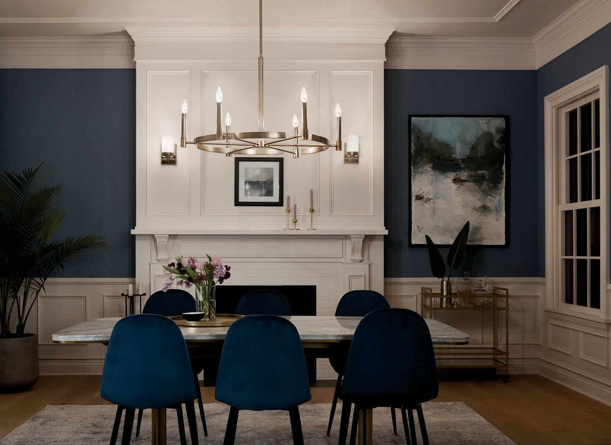 Kichler Tolani 6-Light Brushed Modern/Contemporary Chandelier