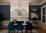 Kichler Tolani 6-Light Brushed Modern/Contemporary Chandelier
