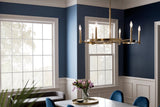 Kichler Tolani 6-Light Brushed Modern/Contemporary Chandelier