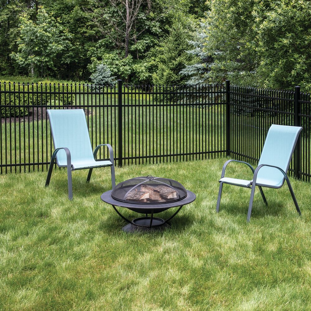 Freedom Providence 6-ft H x 2-in W Black Aluminum Spaced Picket Pressed-point Decorative Corner Fence Post