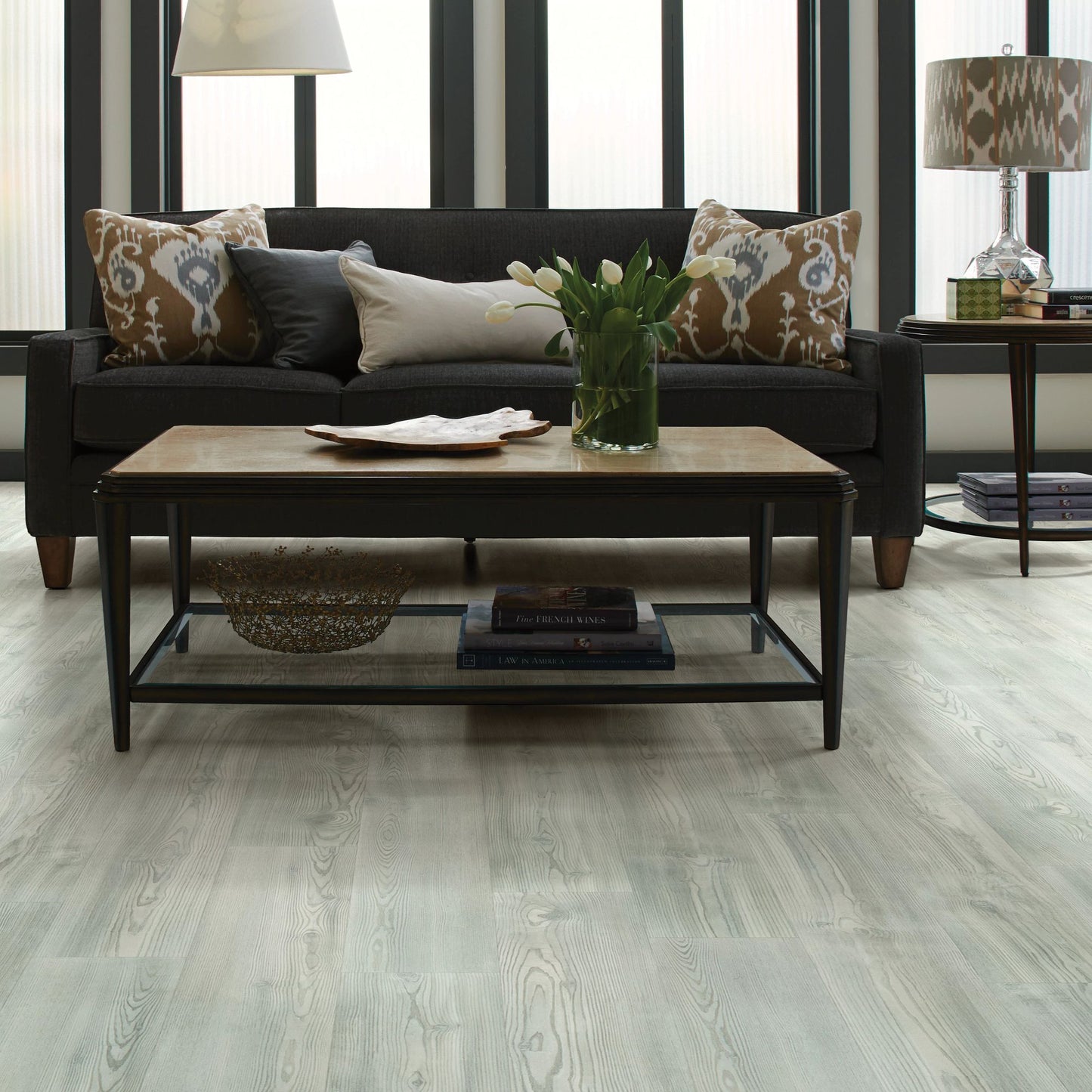 Shaw Farrier Plus 20 M Soft Pine 7-in Wide x 4-2/5-mm Thick Waterproof Luxury Vinyl Plank Flooring (27.73-sq ft)