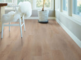 Shaw Brillance Plus Chateau Oak Brown 12-mil x 7-in W x 48-in L Waterproof Interlocking Luxury Vinyl Plank Flooring (23.64-sq ft/ Carton)