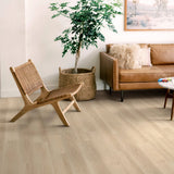 Shaw (Sample) Boundless 8 Soft Field Brown Wood Look 8-mil Waterproof Glue Down Luxury Vinyl Plank