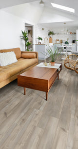 Shaw Tundra Plus Spyglass Gray 12-mil x 7-in W x 48-in L Waterproof Interlocking Luxury Vinyl Plank Flooring (18.91-sq ft/ Carton)