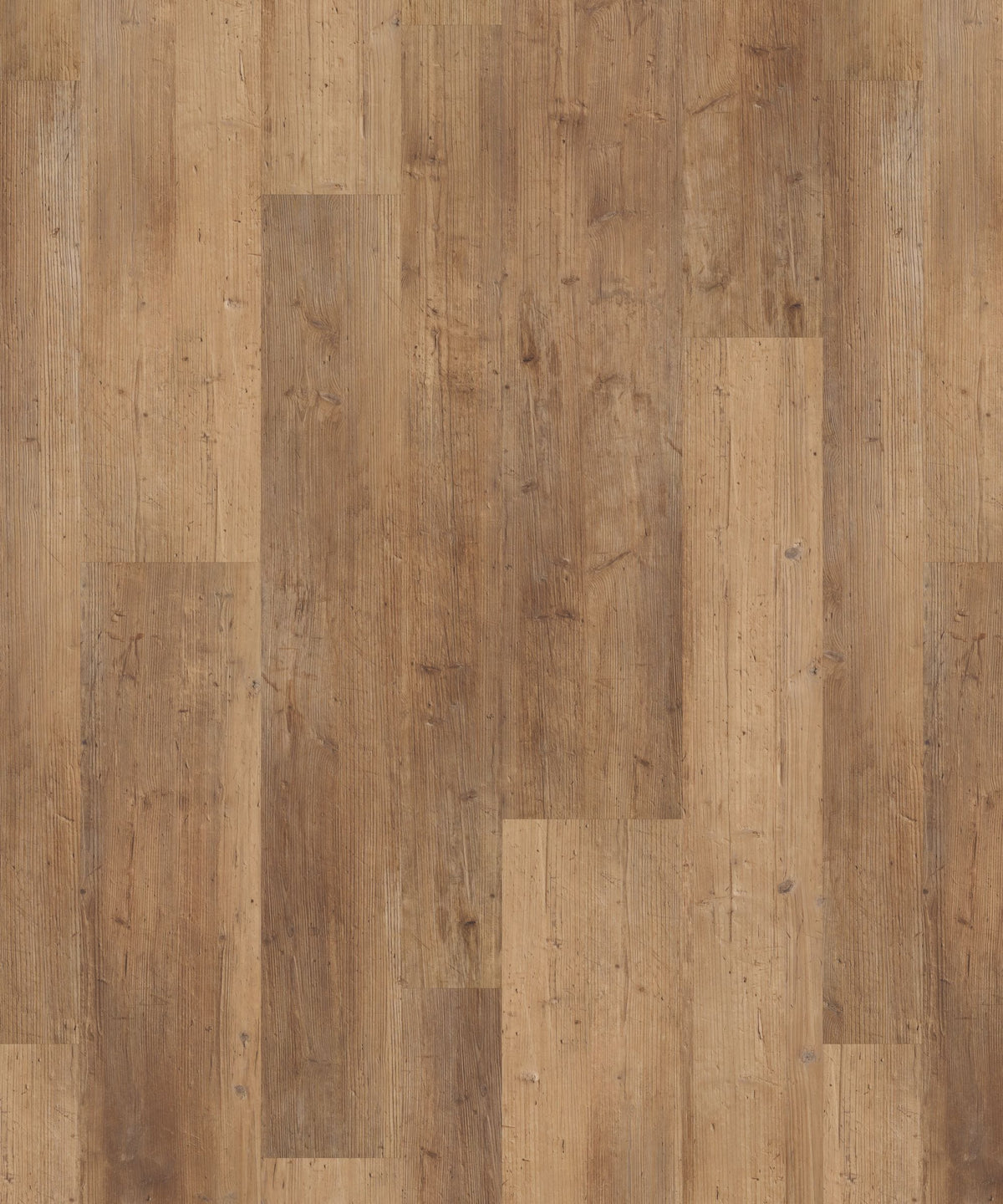 Shaw (Sample) Exemplar Mix Plus Texture Pine Brown Wood Look 20-mil Waterproof Interlocking or Glue Down Luxury Vinyl Plank