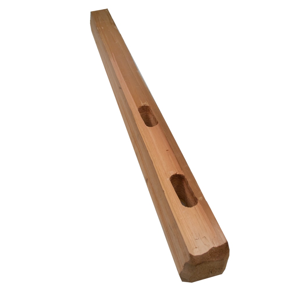 3-1/2-in x 4-ft Western Red Cedar Split Rail Line Wood Fence Post