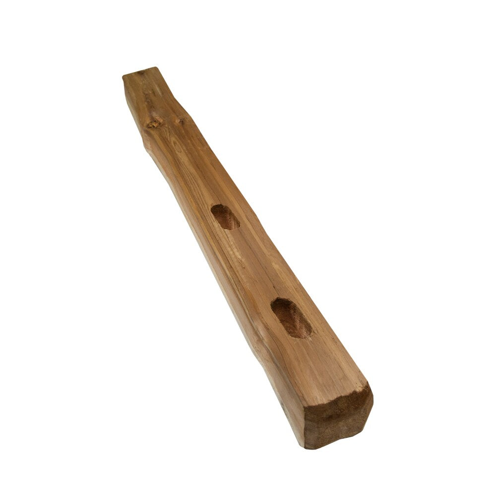 3-1/2-in x 4-ft Western Red Cedar Split Rail End Wood Fence Post