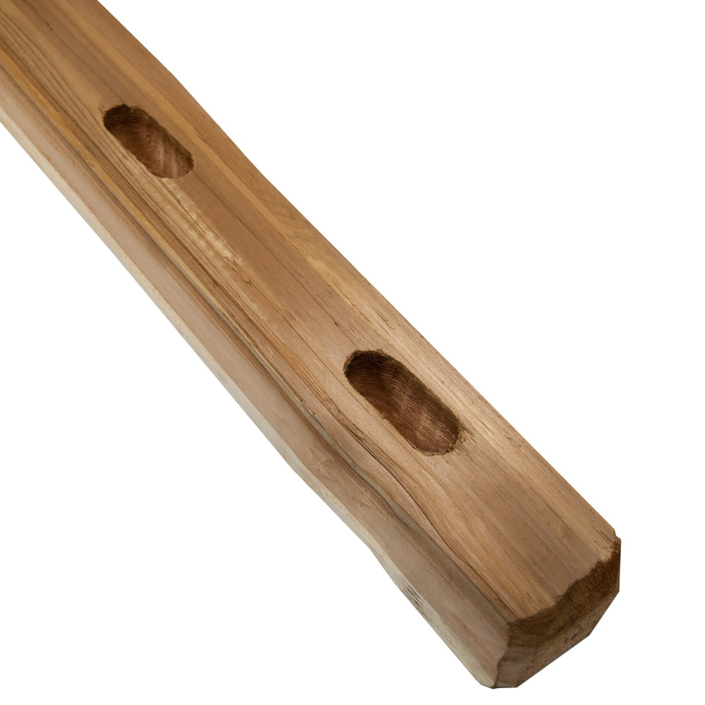 3-1/2-in x 4-ft Western Red Cedar Split Rail Corner Wood Fence Post