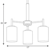 Progress Lighting Replay 3-Light Polished Nickel Modern/Contemporary Chandelier