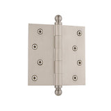 4 in. Ball Tip Residential Hinge with Square Corners in Oil-Rubbed Bronze - Super Arbor