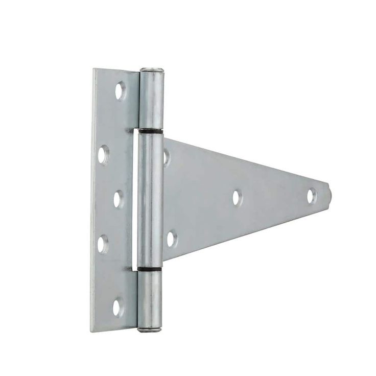 Everbilt 10 in. x 6-1/2 in. Zinc-Plated Gate Tee Hinge