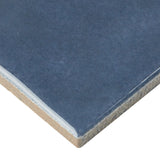 American Olean Union View Suede Blue 12-in x 12-in Glossy Ceramic Brick/Mosaic Wall Tile, 0.83-sq ft per Piece