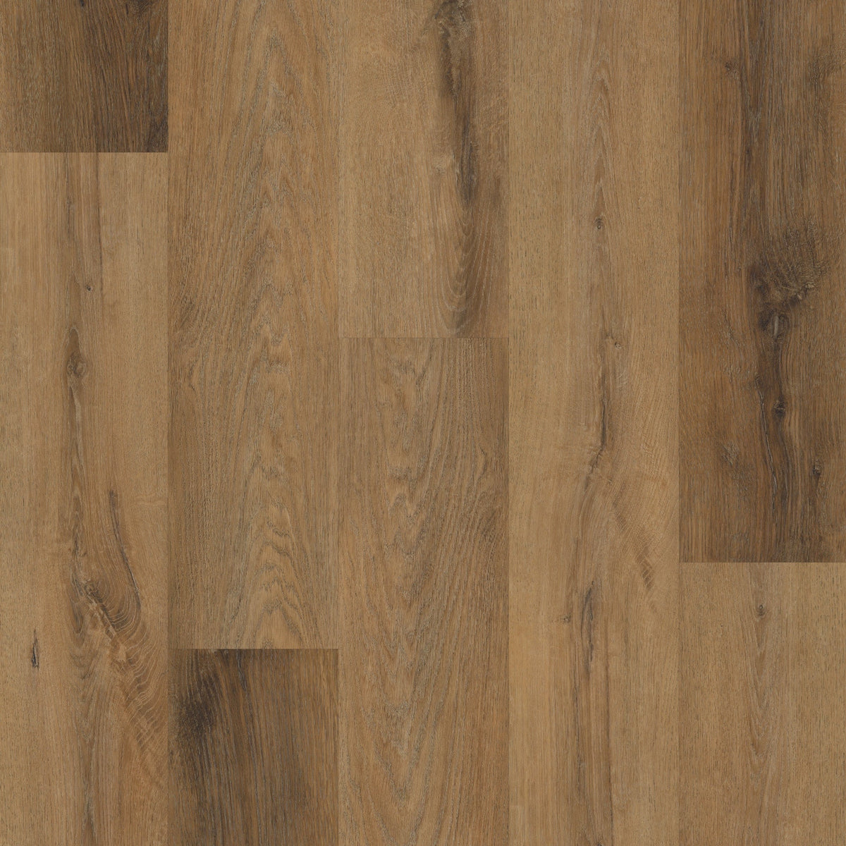 STAINMASTER PetProtect (Sample) Wendover Brown Oak Waterproof Wood Look Interlocking Luxury Vinyl Plank