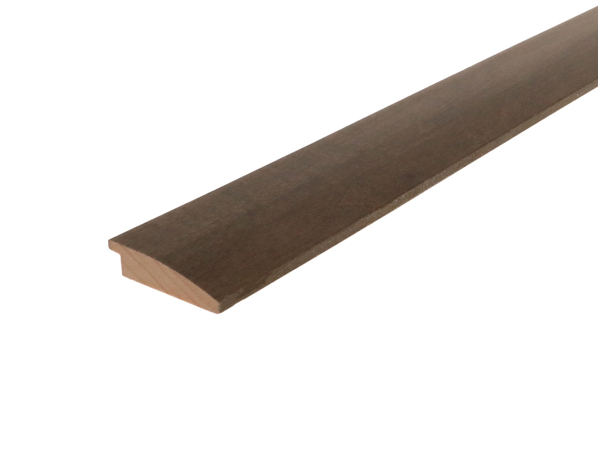 Flexco Espresso 2-in T x 0.6875-in W x 78-in L Solid Wood Reducer