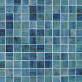 Rapids Barrier Reef 12.24 in. x 12.24 in. Polished Glass Floor and Wall Mosaic Pool Tile (1.04 sq. ft./Sheet)