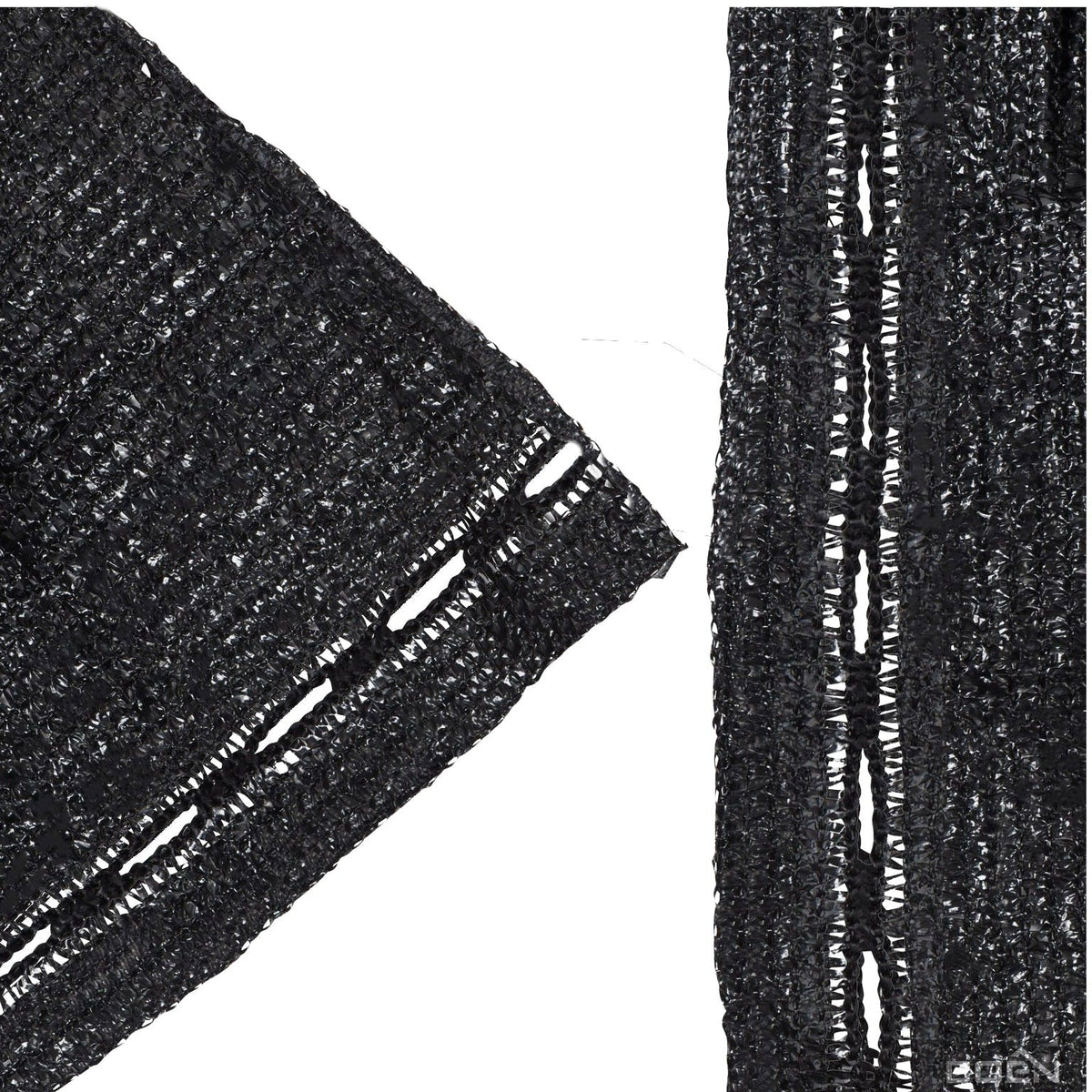 BOEN 5-ft H x 50-ft W Black Polyethelene Chain Link Fence Screen
