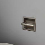 Project Source Seton Brushed Nickel Recessed Spring-Loaded Toilet Paper Holder