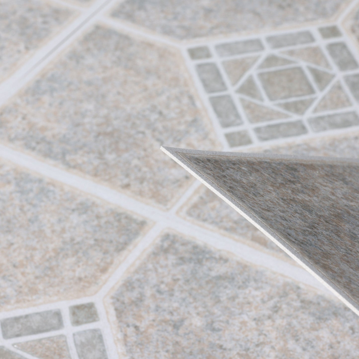 Style Selections Suncrest Basil 12-in x 12-in Water Resistant Peel-and-Stick Vinyl Tile Flooring, 1-sq ft Piece