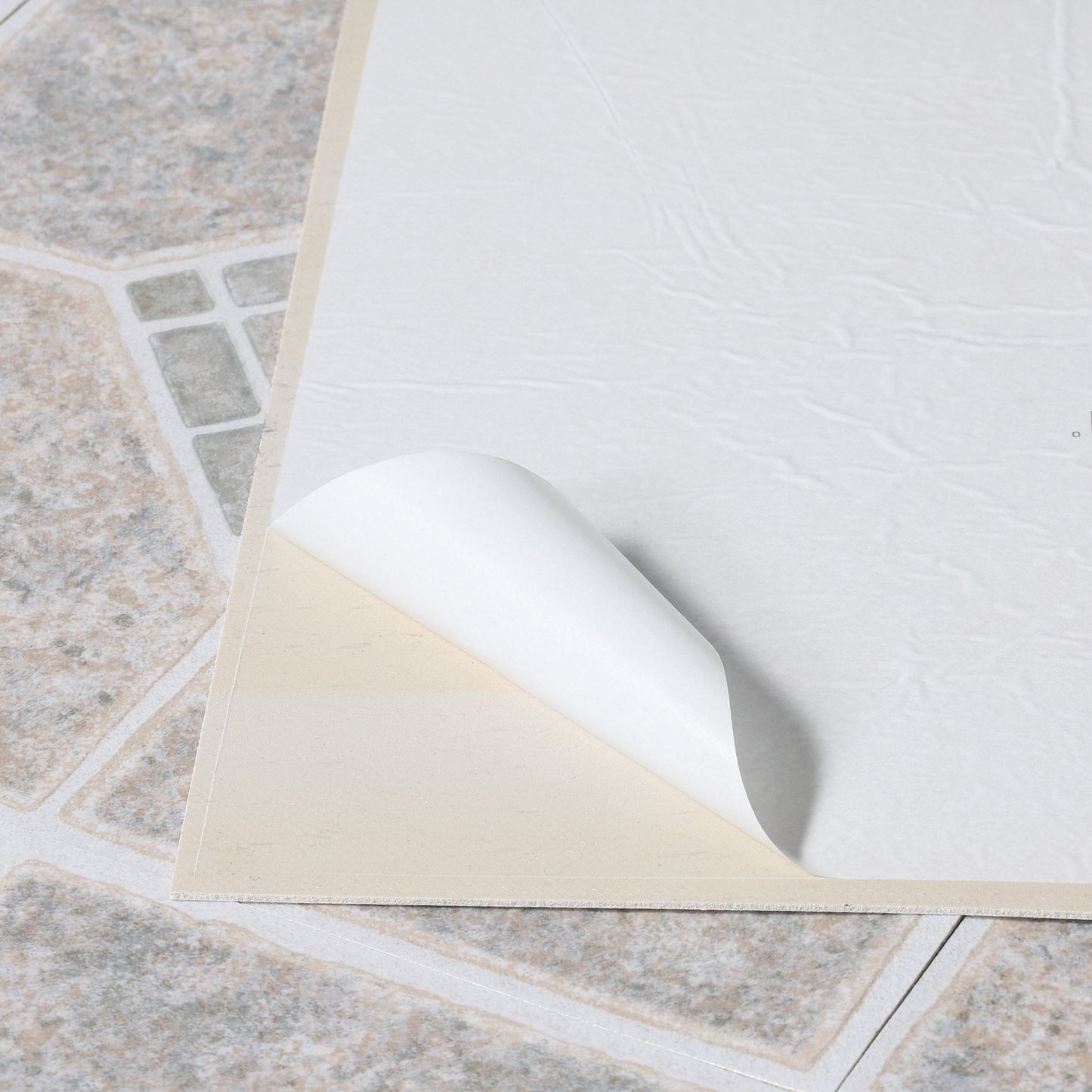 Style Selections Suncrest Basil 12-in x 12-in Water Resistant Peel-and-Stick Vinyl Tile Flooring, 1-sq ft Piece