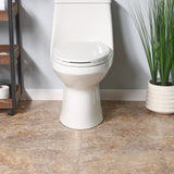 Style Selections Crushed Shell 18-in x 18-in Groutable Water-Resistant Peel-and-Stick Luxury Vinyl Tile Flooring (2.25-sq ft)