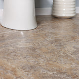 Style Selections Crushed Shell 18-in x 18-in Groutable Water-Resistant Peel-and-Stick Luxury Vinyl Tile Flooring (2.25-sq ft)