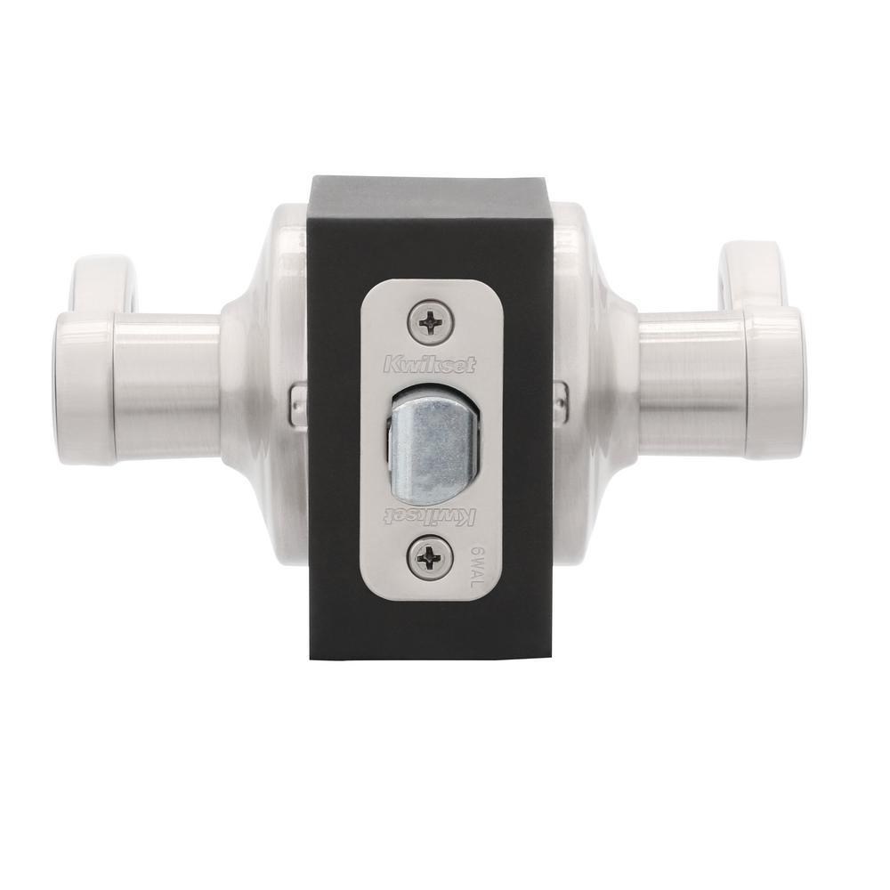 Lido Satin Nickel Passage Hall/Closet Door Lever Featuring Microban Antimicrobial Technology - Super Arbor
