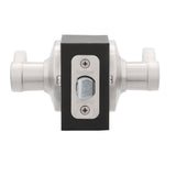 Lido Satin Nickel Passage Hall/Closet Door Lever Featuring Microban Antimicrobial Technology - Super Arbor