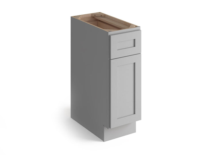 Valleywood Cabinetry Proper Gray 21-in W x 34.5-in H x 24-in D Proper Gray Birch 1-Drawer Base Ready To Assemble Plywood Cabinet (Flat Panel Shaker Style)