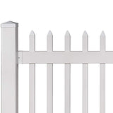 WamBam Fence 4-ft H x 4-ft W White Vinyl Flat-top Fence Gate Kit (Unassembled)