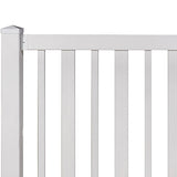 WamBam Fence 4-ft H x 4-ft W White Vinyl Flat-top Fence Gate Kit (Unassembled)