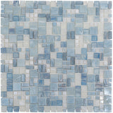 Apollo Tile (Sample) Majeste Gray 4-in x 4-in Glazed Glass Mixed Pattern Floor and Wall Tile