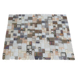 Apollo Tile (Sample) Majeste Brown 4-in x 4-in Glossy Glass Mixed Pattern Patterned Wall Tile
