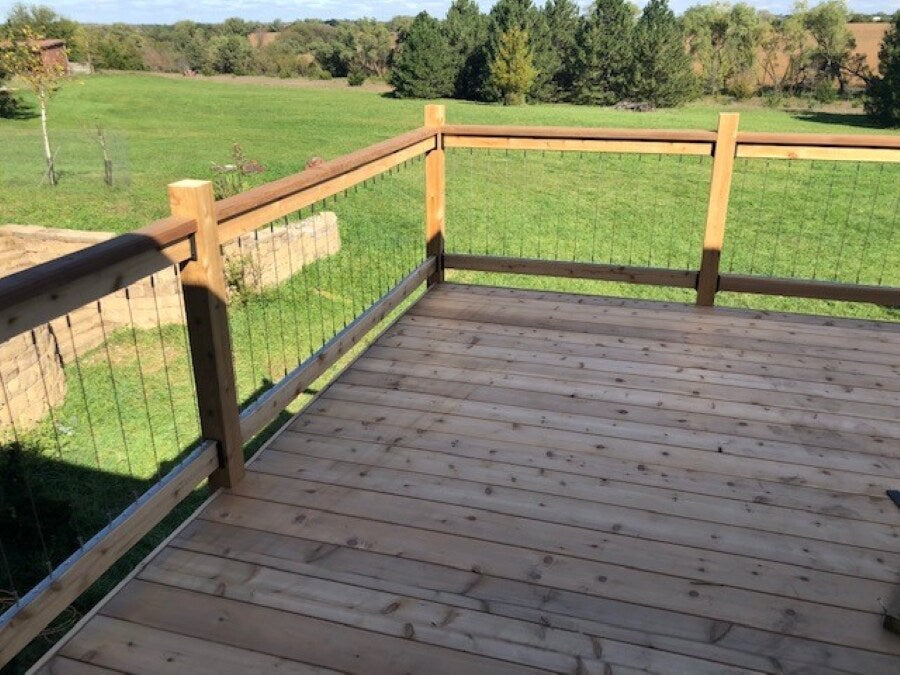 DOLLE InstaRail 6-ft x 42-in Stainless Steel Deck Cable Rail Kit