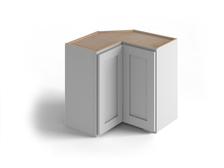 Valleywood Cabinetry Proper Gray 24-in W x 36-in H x 24-in D Proper Gray Birch L-shaped Corner Wall Ready To Assemble Plywood Cabinet (Flat Panel Shaker Style)