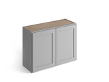 Valleywood Cabinetry Proper Gray 30-in W x 21-in H x 12-in D Proper Gray Birch Wall Ready To Assemble Plywood Cabinet (Flat Panel Shaker Door Style)