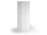 Valleywood Cabinetry Pure White 30-in W x 96-in H x 24-in D Pure White Birch Pantry Ready To Assemble Plywood Cabinet (Flat Panel Shaker Door Style)