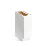 Valleywood Cabinetry Pure White 12-in W x 34.5-in H x 24-in D Pure White Birch Base Ready To Assemble Plywood Cabinet (Flat Panel Shaker Door Style)