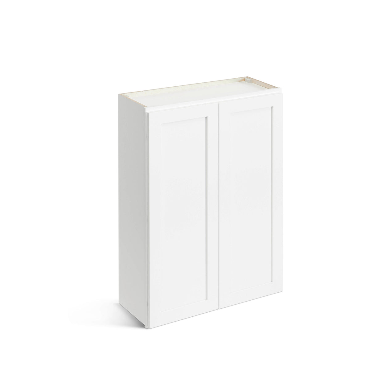 Valleywood Cabinetry Pure White 36-in W x 36-in H x 12-in D Pure White Birch Wall Ready To Assemble Plywood Cabinet (Flat Panel Shaker Door Style)
