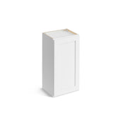 Valleywood Cabinetry Pure White 9-in W x 36-in H x 12-in D Pure White Birch Wall Ready To Assemble Plywood Cabinet (Flat Panel Shaker Door Style)