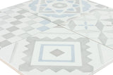 Giorbello (Sample) Chiasmo Multi 8-in x 8-in Matte Porcelain Patterned Floor and Wall Tile