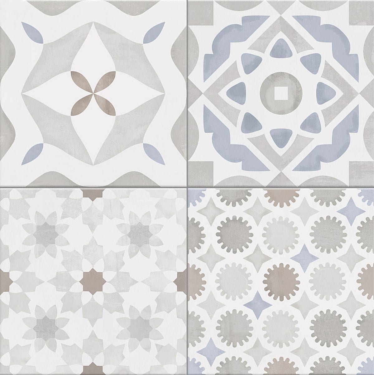 Giorbello Chiasmo Patterned 8-in x 8-in Matte Porcelain Floor and Wall Tile (7.11-sq. ft/ Carton)
