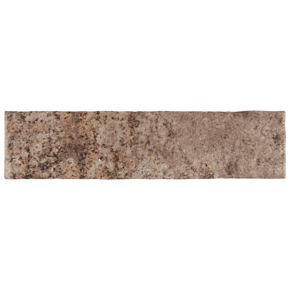 Affinity Tile London Brown Glossy 3-in x 12-in Multi-finish Ceramic Subway Wall Tile product image