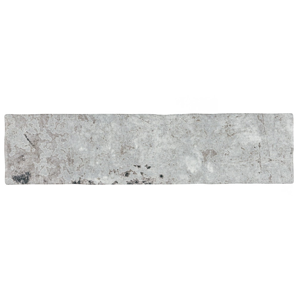 Affinity Tile London Grey Glossy 3-in x 12-in Multi-finish Ceramic Subway Wall Tile product image