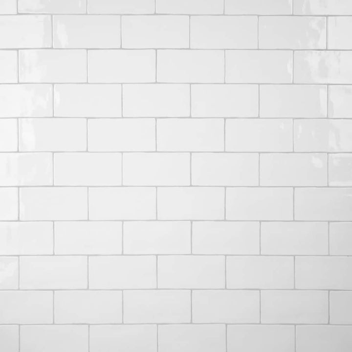 Affinity Tile Castillo White 3-in x 6-in Glossy Ceramic Subway Wall Tile product image