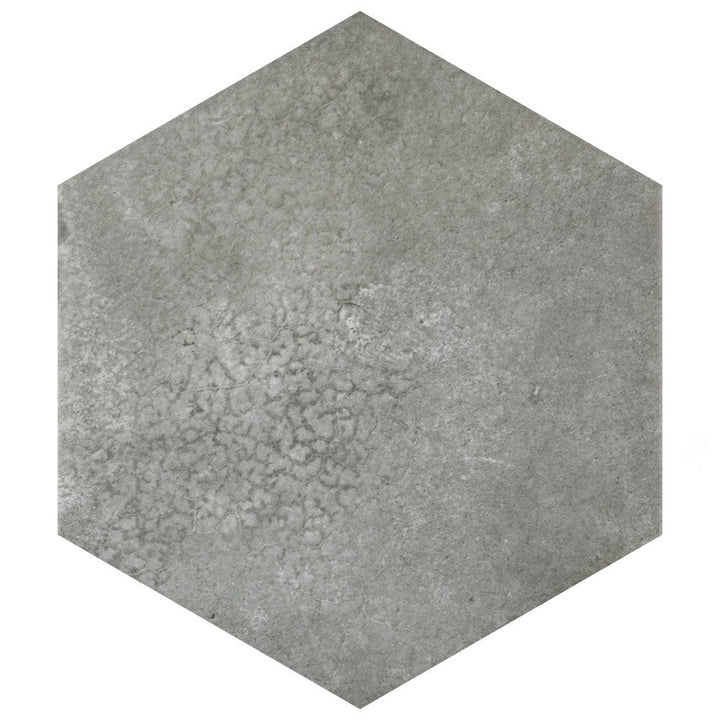 Affinity Tile Heritage Hex Shadow 7-in x 8-in Multi-finish Porcelain Hexagon Floor and Wall Tile product image