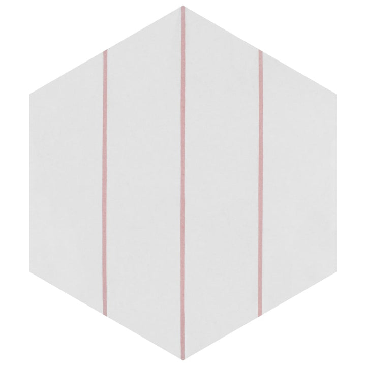 Affinity Tile Porto Savona Hex Rose 9-in x 10-in Multi-finish Porcelain Hexagon Floor and Wall Tile product image