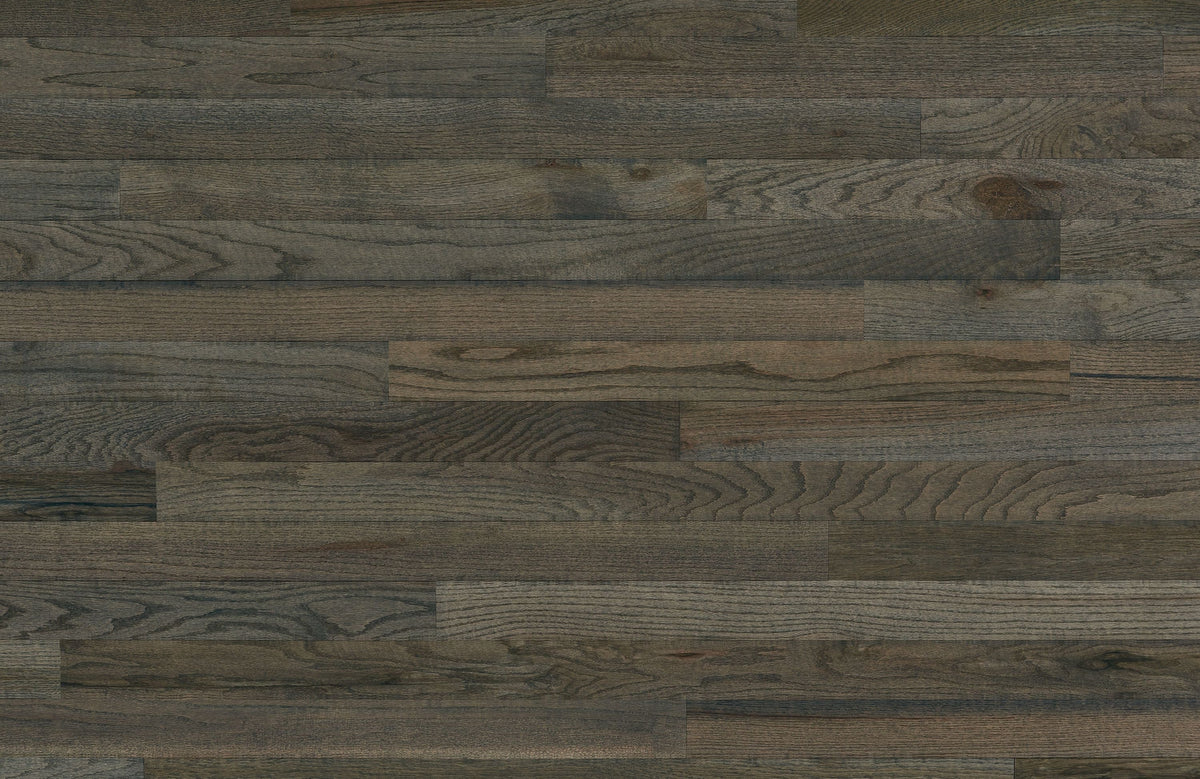 Bruce Frisco Pewter Oak 3-1/4-in W x 3/4-in T x Varying Length Smooth/Traditional Solid Hardwood Flooring (22-sq ft / Carton)